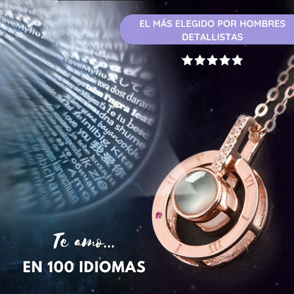 Regala amor eterno: 'Te amo' en 100 idiomas, en plata ley 925